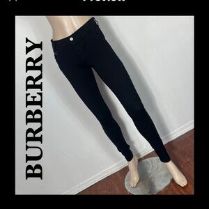 Burberry Black Westbourne Skinny Pants